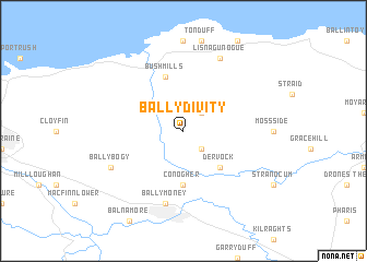 map of Ballydivity