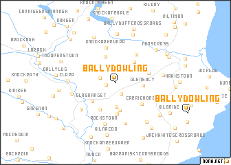 map of Ballydowling