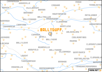 map of Ballyduff