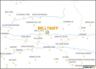 map of Ballyduff