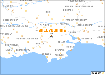map of Ballyduvane