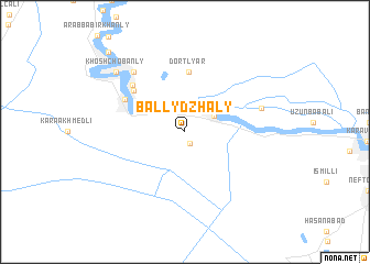 map of Ballydzhaly