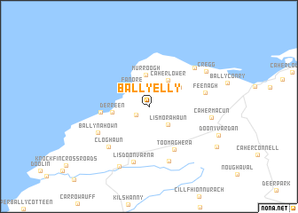 map of Ballyelly