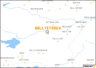 map of Ballyetragh