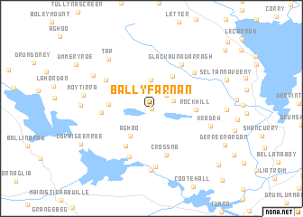 map of Ballyfarnan