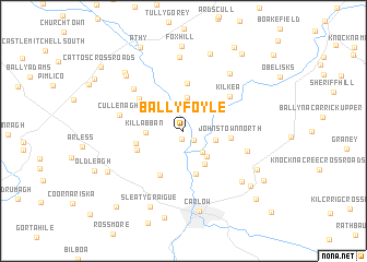 map of Ballyfoyle