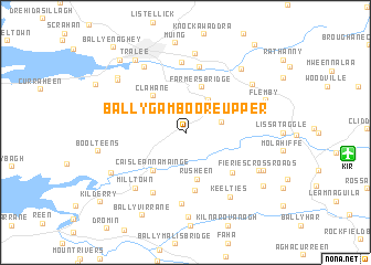 map of Ballygamboore Upper