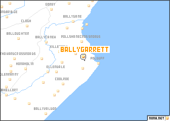 map of Ballygarrett