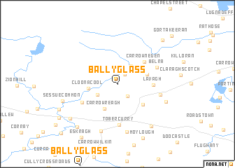 map of Ballyglass