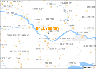 map of Ballygorey