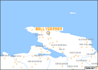 map of Ballygorman