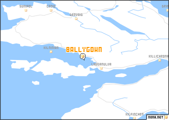 map of Ballygown