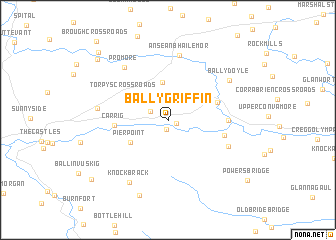 map of Ballygriffin