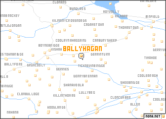 map of Ballyhagan