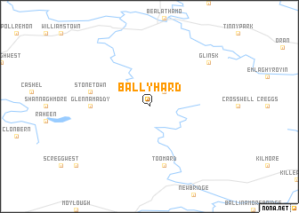 map of Ballyhard