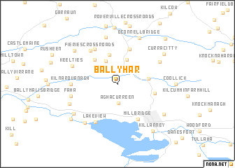 map of Ballyhar