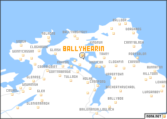 map of Ballyhearin