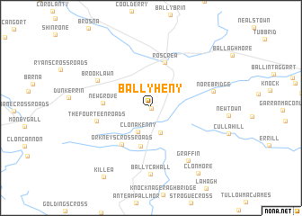 map of Ballyheny