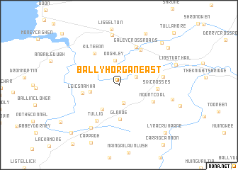 map of Ballyhorgan East