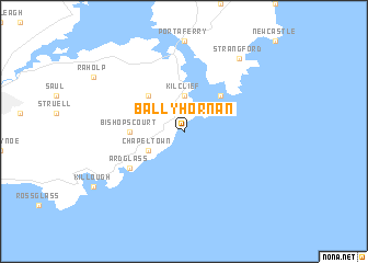 map of Ballyhornan