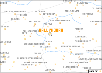 map of Ballyhoura