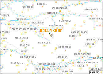 map of Ballykean