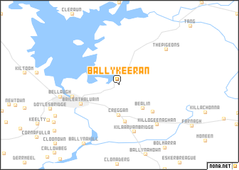 map of Ballykeeran