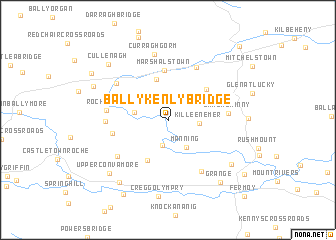map of Ballykenly Bridge