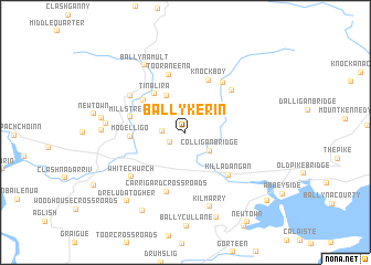 map of Ballykerin