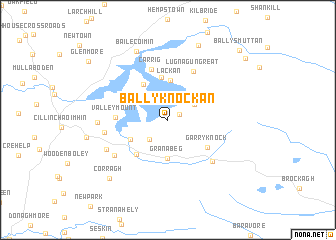 map of Ballyknockan