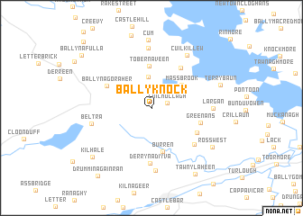 map of Ballyknock