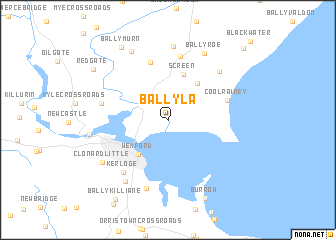 map of Ballyla