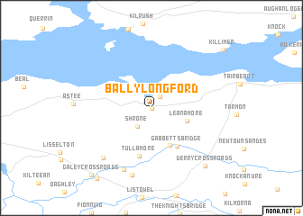 map of Ballylongford