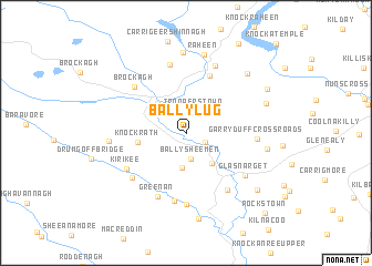 map of Ballylug