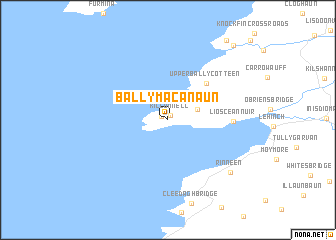 map of Ballymacanaun