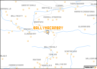 map of Ballymacarbry