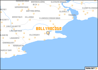 map of Ballymacoda