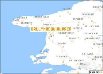 map of Ballymacquin Upper