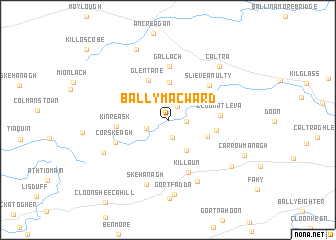 map of Ballymacward