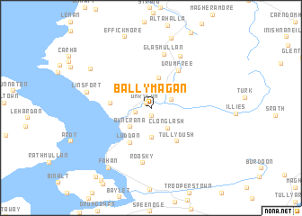 map of Ballymagan