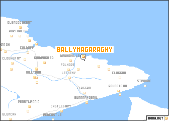 map of Ballymagaraghy