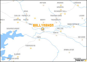 map of Ballymahon