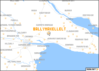 map of Ballymakellelt