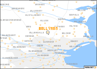 map of Ballyman