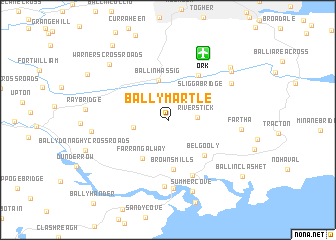 map of Ballymartle