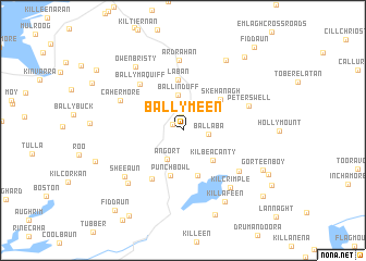 map of Ballymeen