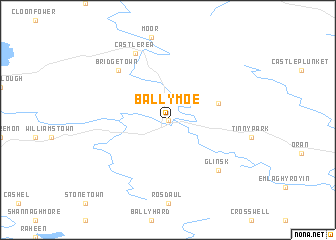 map of Ballymoe