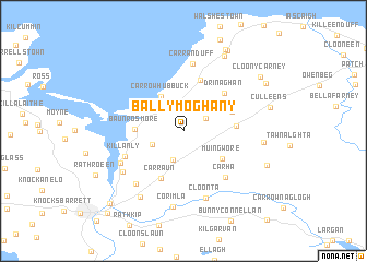 map of Ballymoghany