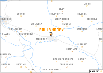 map of Ballymoney