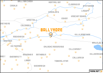 Locmap BALLYMORE  8.8977222X53.1077778X 8.5617222X53.3477778 